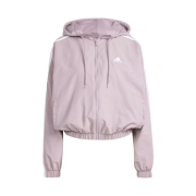 (W) Adidas Essential 3S Woven Windbreaker Jacket Preloved Fig - KR Sizing