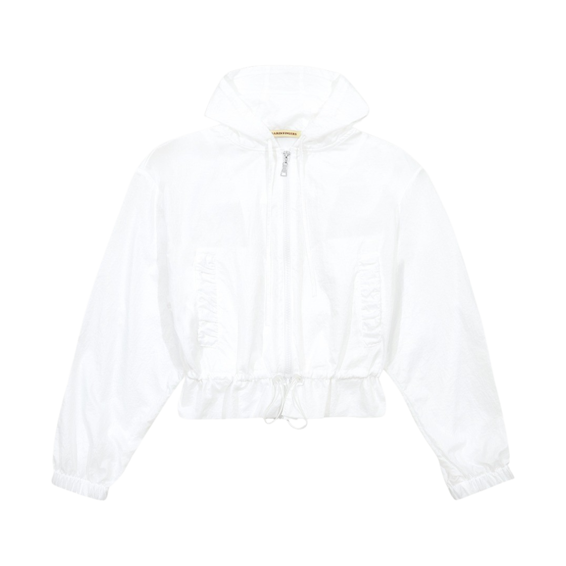 마가린핑거스 페플럼 윈드브레이커 화이트