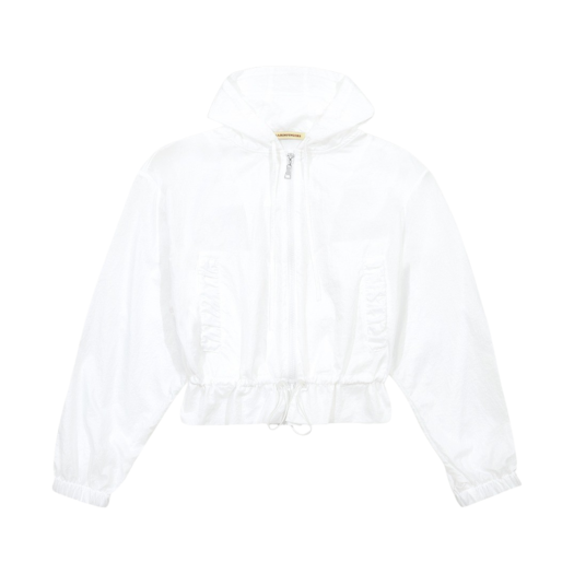 MF2414JP001CWHFR Margarin Fingers Peplum Windbreaker White