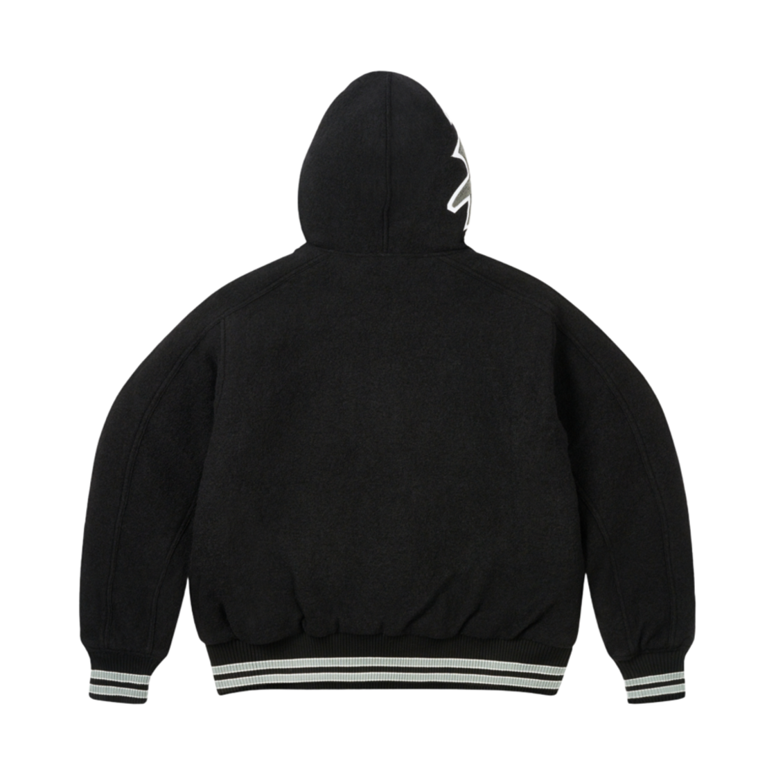 팔라스 후디드 바시티 자켓 블랙 - 24FW(Palace Hooded Varsity Jacket Black - 24FW) - 2