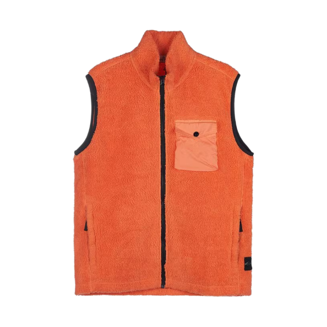 771662043-V0032 (Kids) Stone Island 62043 Fleece Vest Orange - 22FW