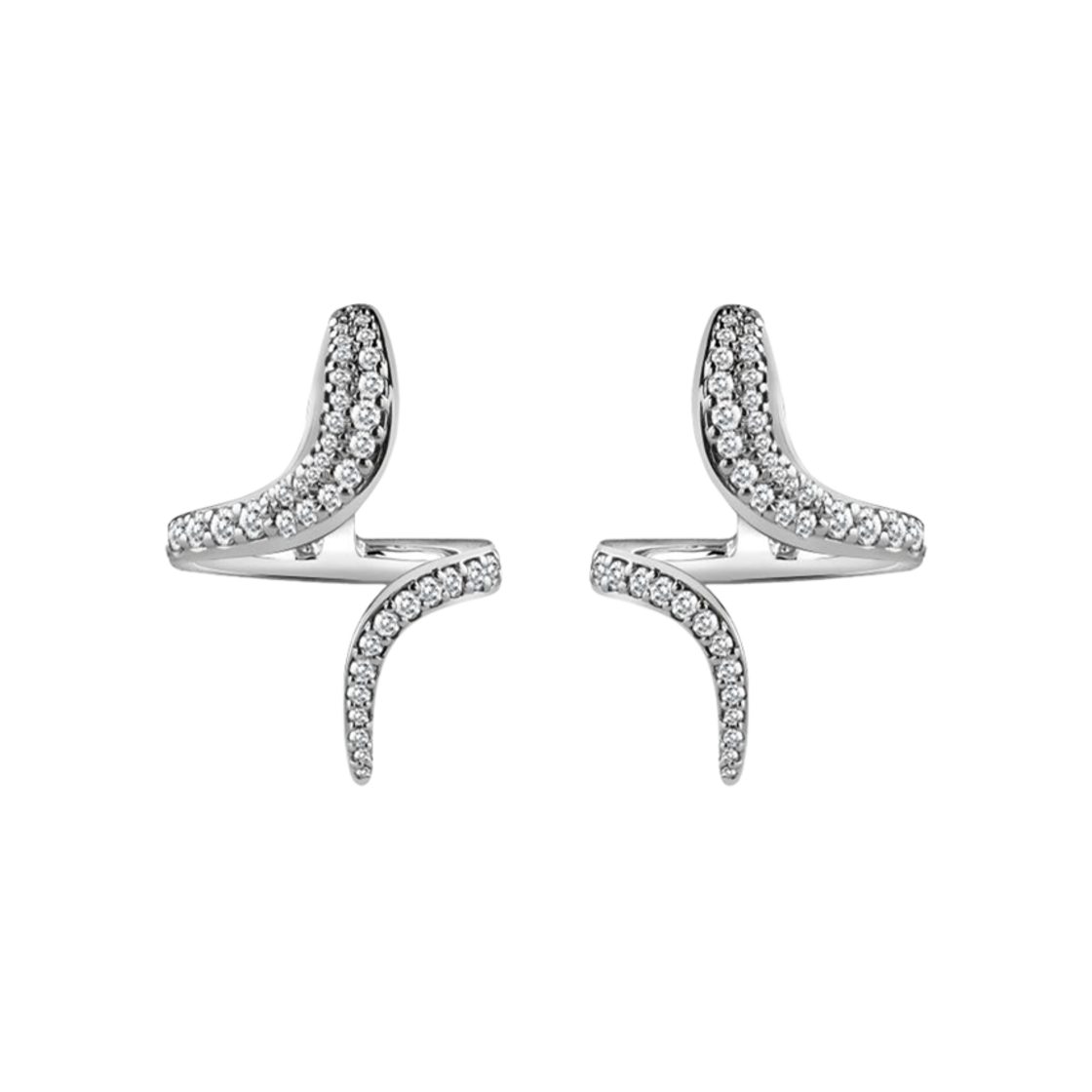 20063167 Damiani Eden Diamonds Earrings White Gold