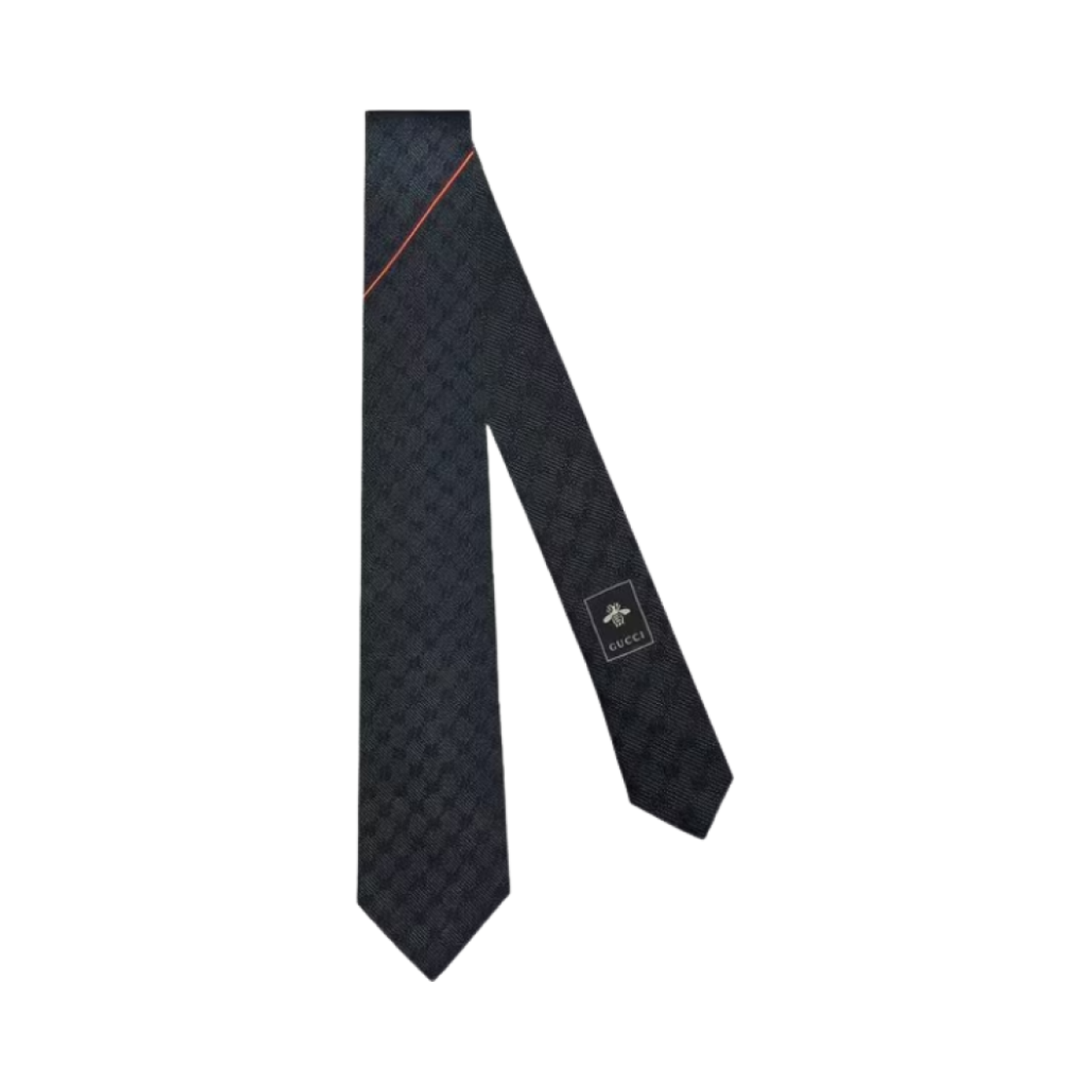 구찌 GG 패턴 자카드 타이 다크 그레이(Gucci GG Pattern Jacquard Tie Dark Grey)