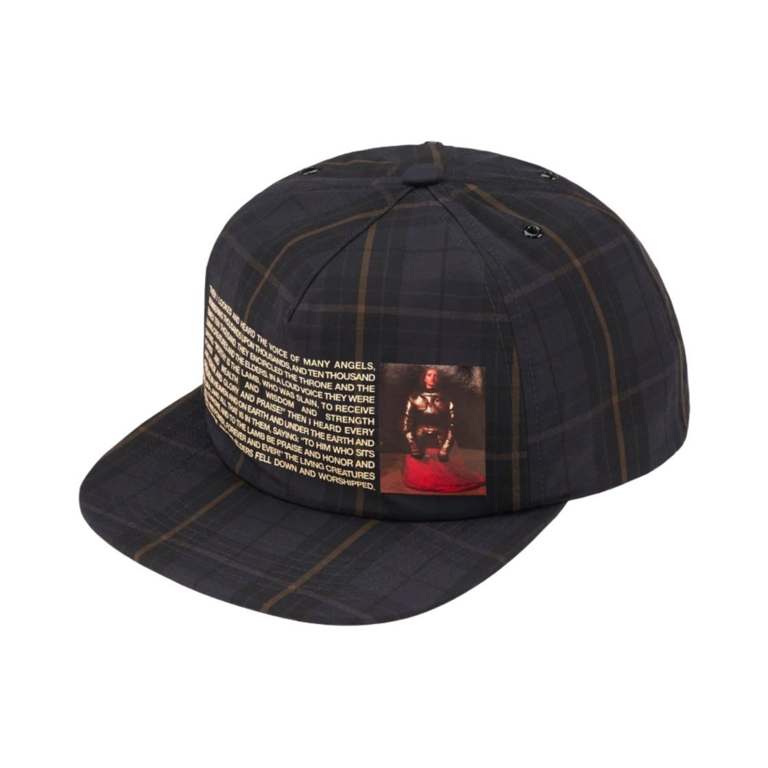 슈프림 존 오브 아크 5-패널 캡 블루 플레이드 - 23SS(Supreme Joan Of Arc 5-Panel Blue Plaid - 23SS) - 1