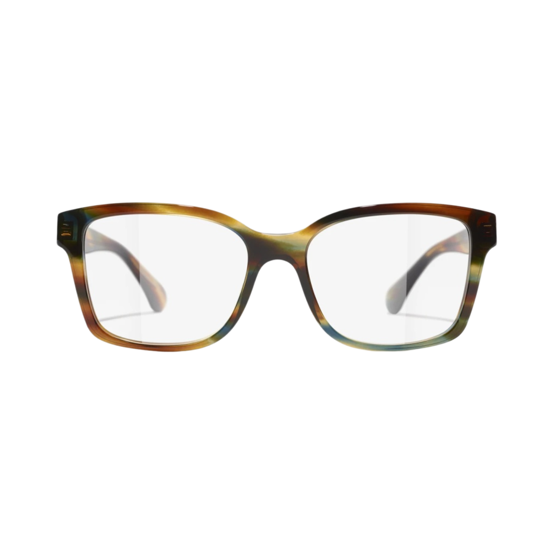 샤넬 스퀘어 프레임 아세테이트 & 옐로우 톨토이즈 브라운(Chanel Square Eyeglasses Acetate & Yellow Tortoise Brown) - 1