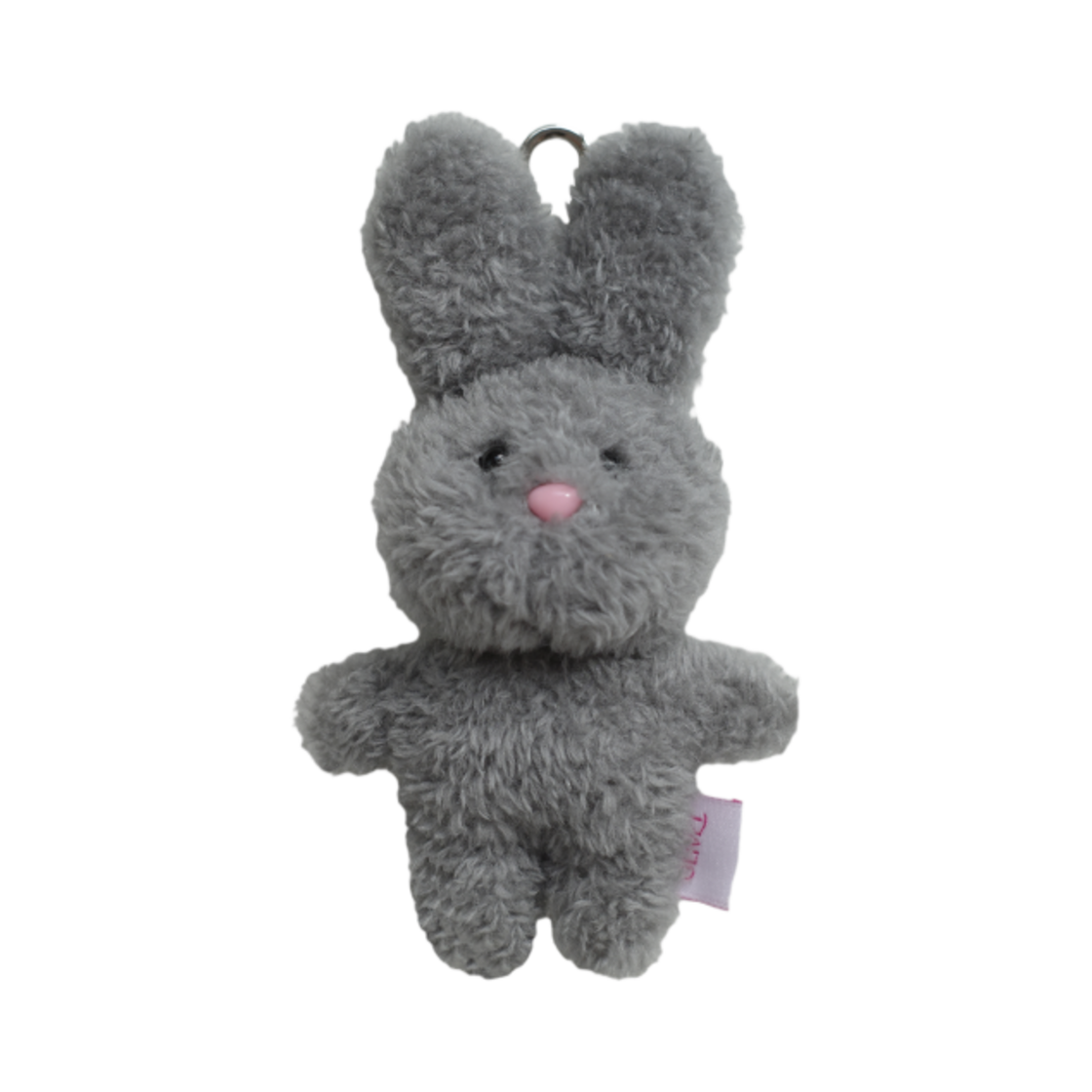 올리베 미니 플러피 래빗 키체인 그레이(Olivet Mini Fluffy Rabbit Keychain Grey)
