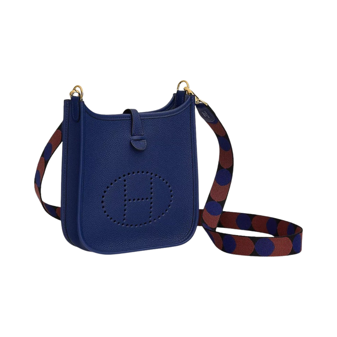 에르메스 에블린 16 백 모리스 & 골드 하드웨어 블루 사피흐 누아(Hermes Evelyne 16 Amazone Bag Maurice & Gold Bleu Saphir Noir) - 2