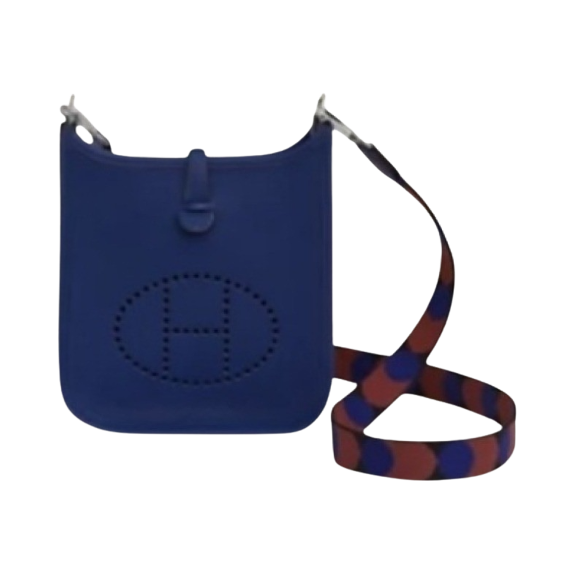 H080311CKAB Hermes Evelyne 16 Amazone Bag Maurice & Palladium Bleu Saphir Noir - 대표 이미지 #1