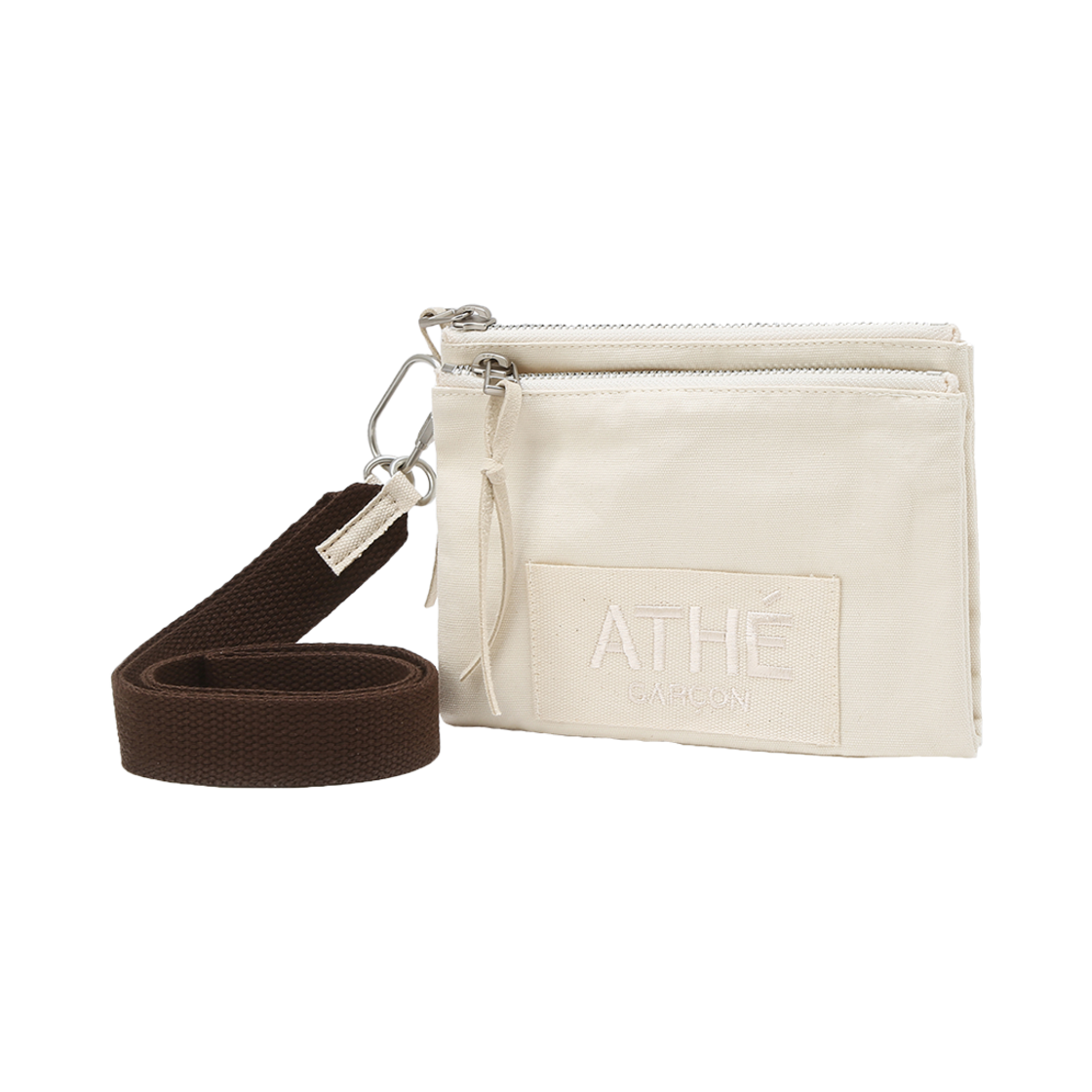 AAWA5EG03IV Athe garcon Travle Double Pouch Ivory