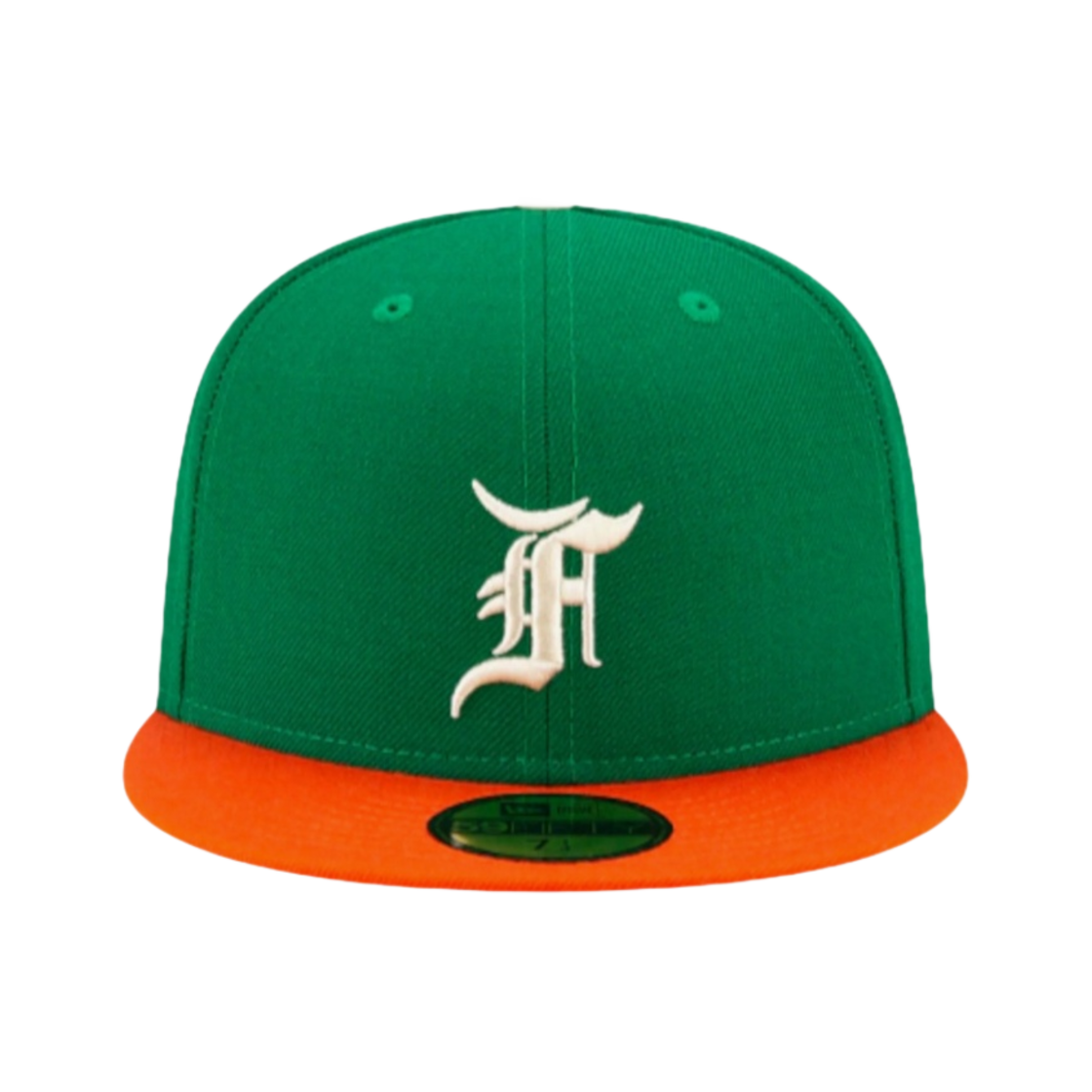 에센셜 x 뉴에라 59피프티 피티드 캡 켈리 그린 오렌지(Essentials x New Era 59FIFTY Fitted Cap Kelly Green Orange) - 2