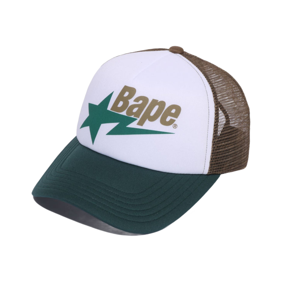베이프 스타 메쉬캡 그린(BAPE Sta Mesh Cap Green)