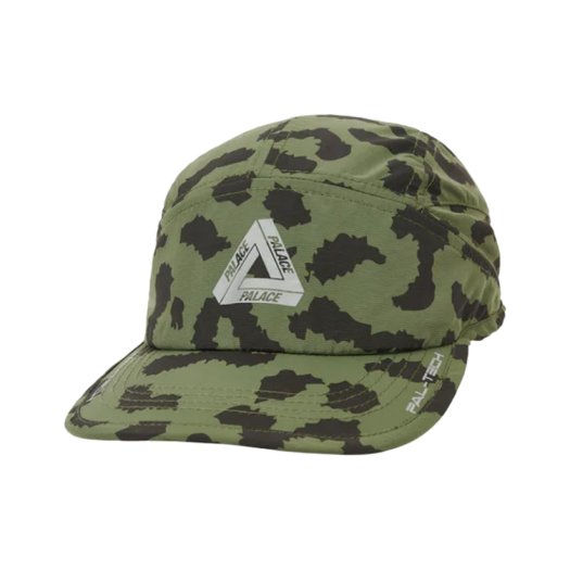 Palace M-Tech Shell Running Hat Olive Cheetah - 22FW
