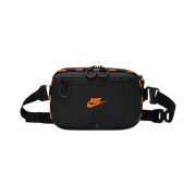 Nike Hayward Patrol Crossbody Bag 4L Black Safety Orange
