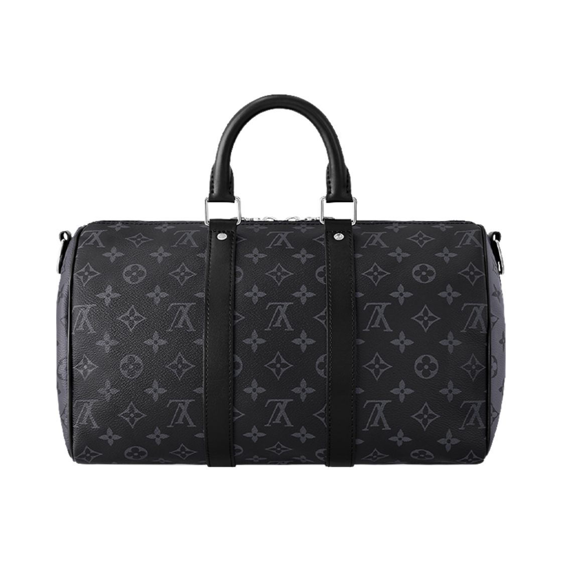 M46655 Louis Vuitton Keepall Bandouliere 35 Monogram Eclipse - #2