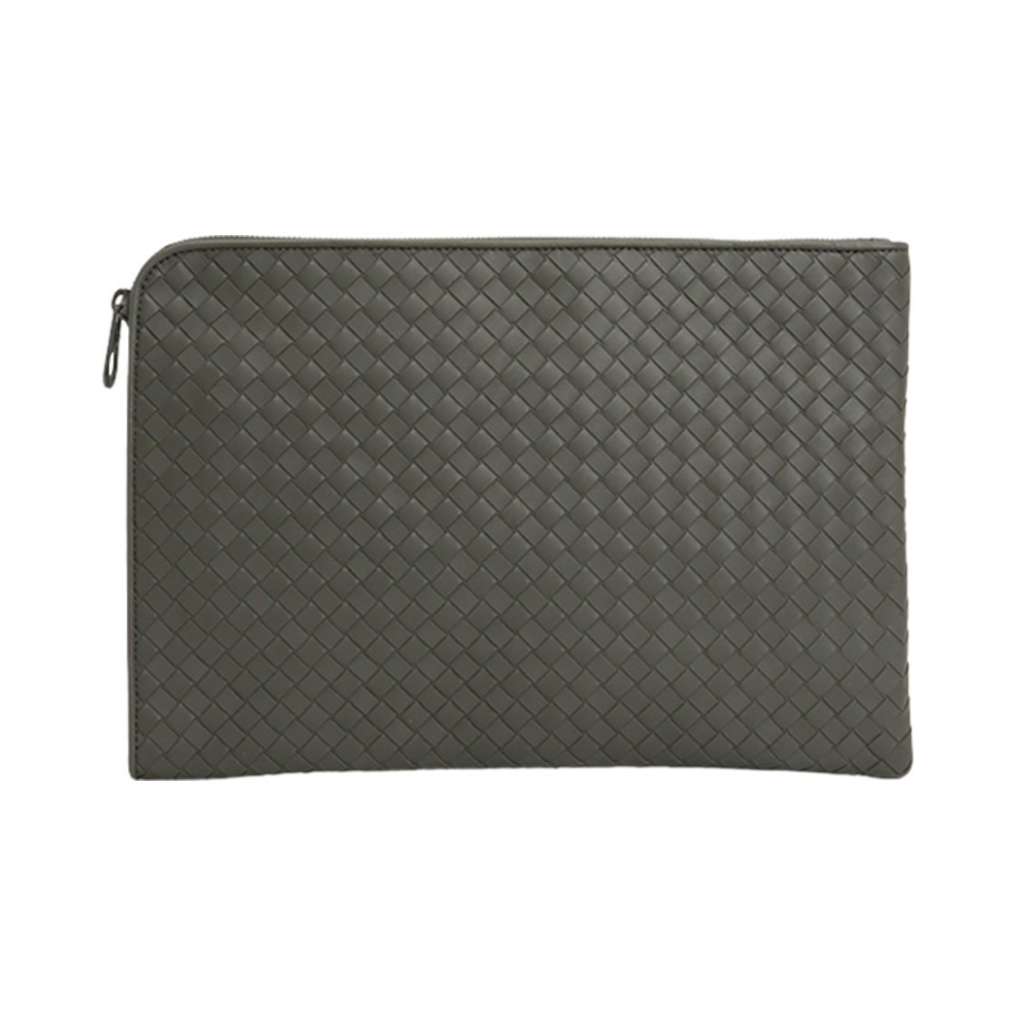 224052V47W11428 Bottega Veneta Intrecciato Document Case Charcoal