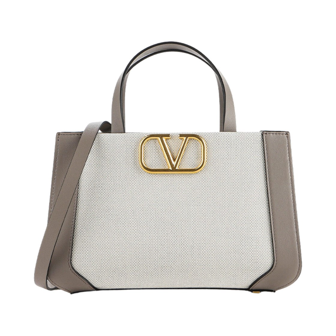 B0K96YJHMZS Valentino Vlogo Signature Tote Bag Grey
