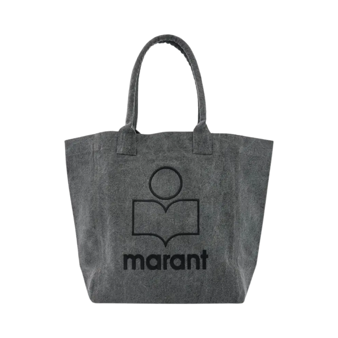 PM0001FA-A1X19M-02GY Isabel Marant Yenky Logo Tote Bag Grey - 24FW