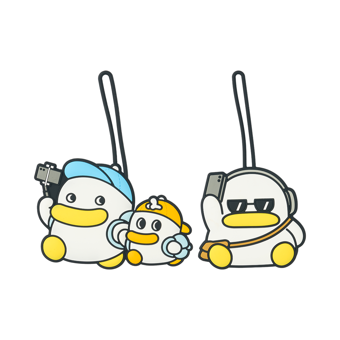 곽철이 굿즈 실리콘 러기지택 2종 택 1(QwakCheol Silicone Luggage Tag 2 Types)