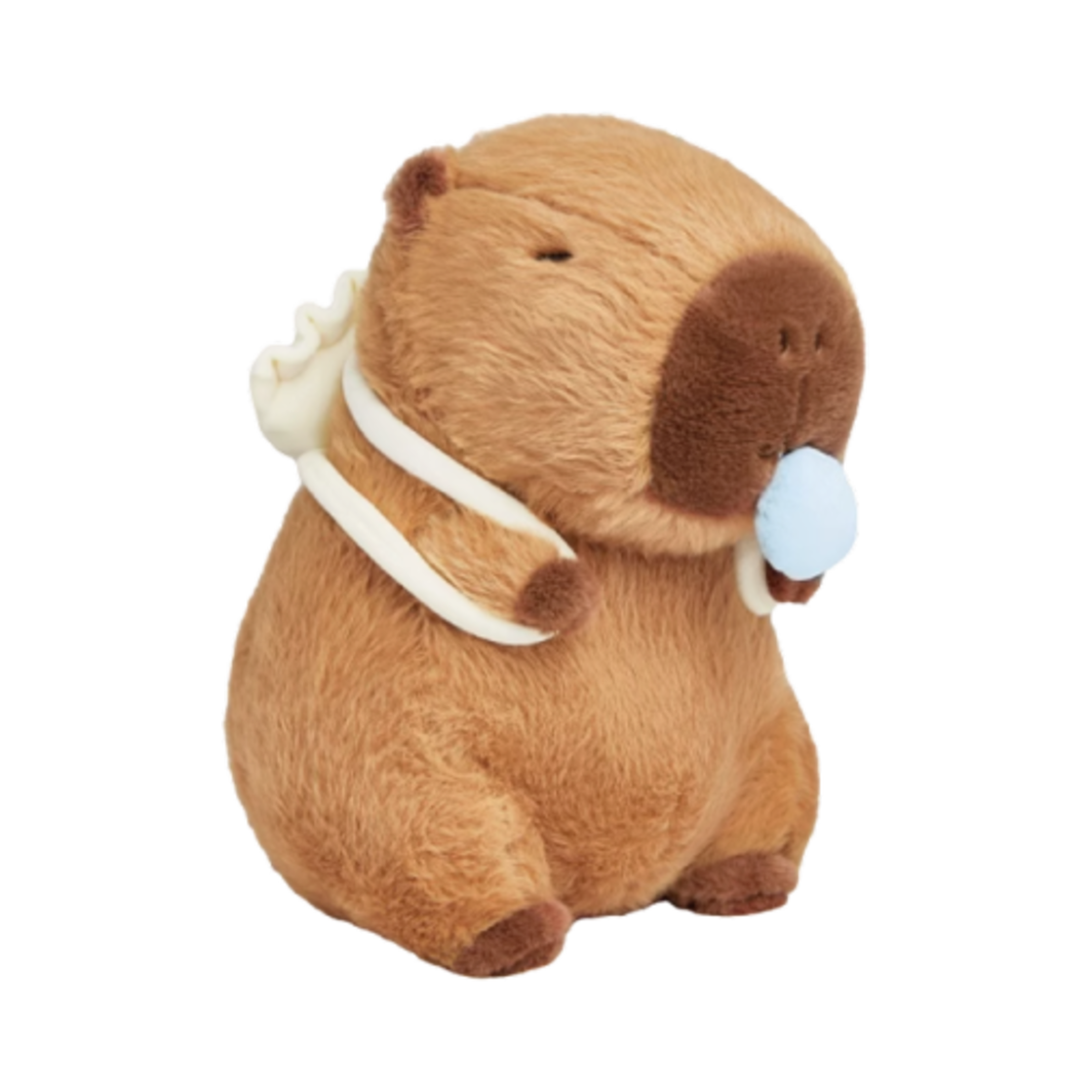 더 그린 파티 카피바라 만두 백팩 봉제 인형 브라운(The Green Party Capybara Dumpling Backpack Plush Doll Brown)