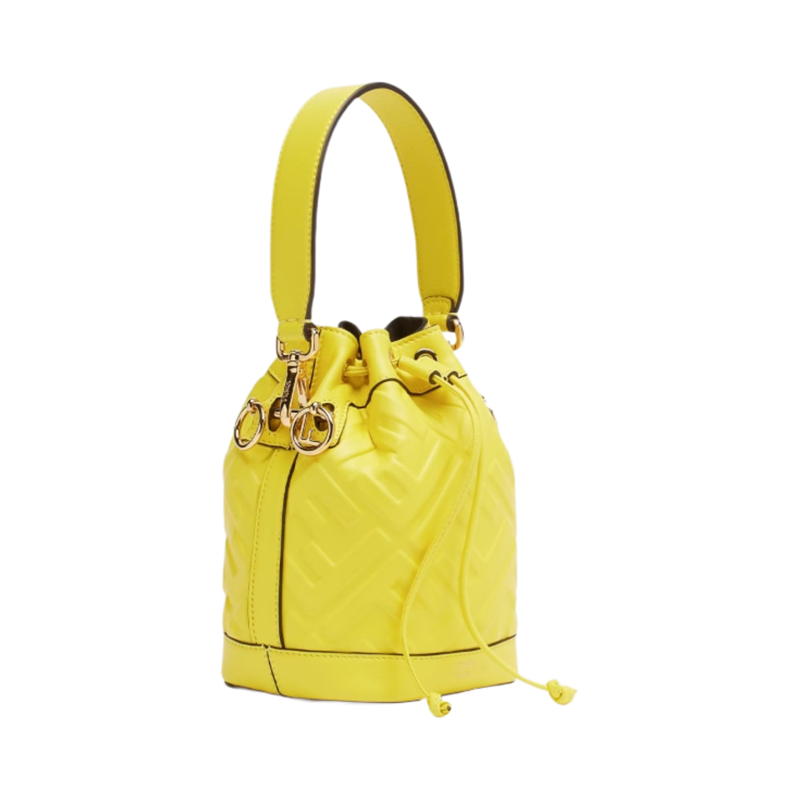 펜디 몬트레조 FF 모티프 레더 미니백 옐로우(Fendi Mon Tresor FF Motif Leather Mini Bag Yellow) - 2