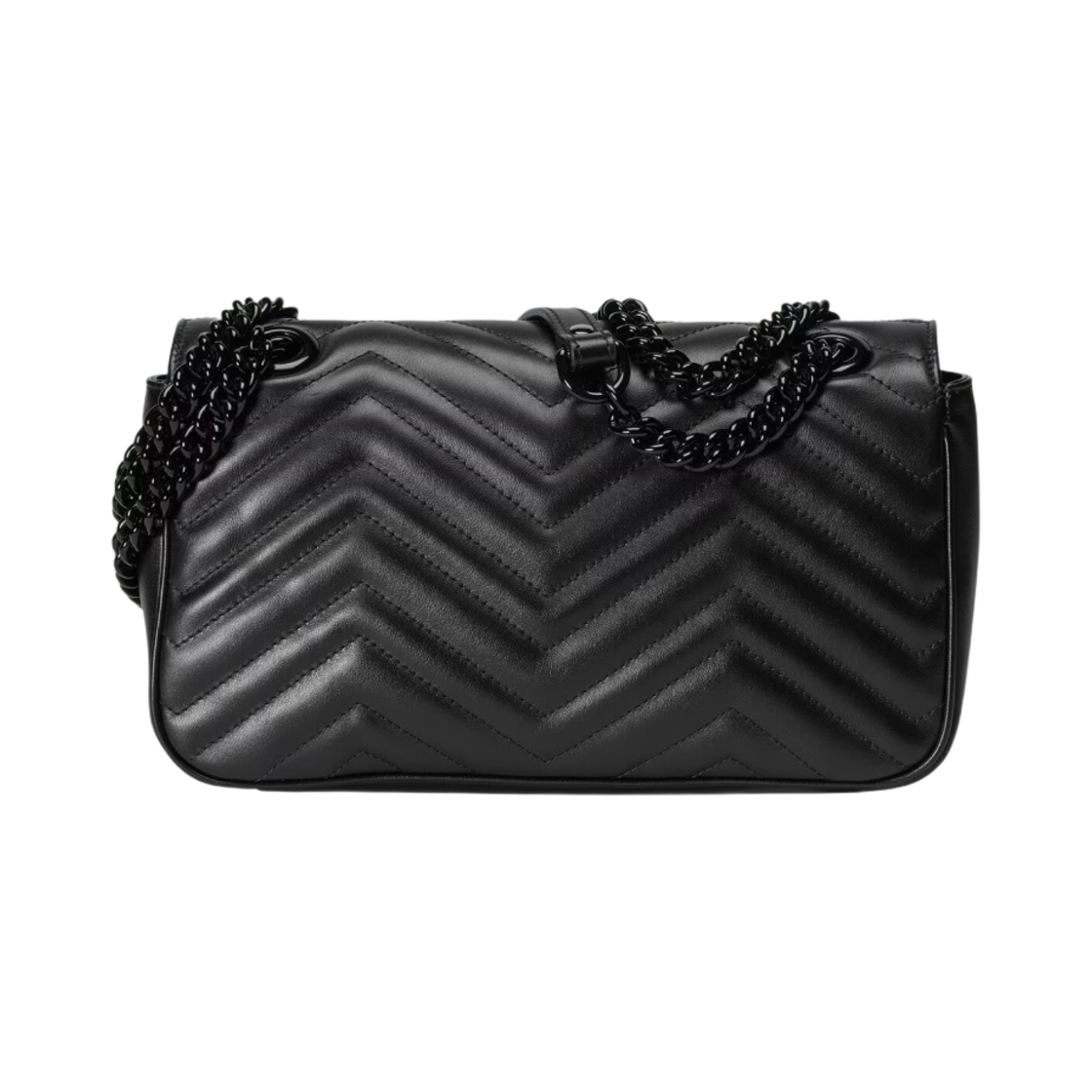 구찌 GG 마몽 스몰 숄더백 블랙(Gucci GG Marmont Small Shoulder Bag Black) - 3