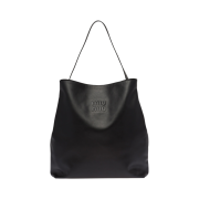 Miu Miu Leather Shoulder Bag Black