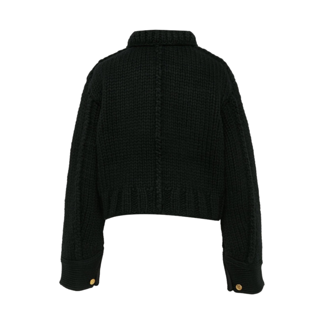 (W) 사카이 x 칼하트 WIP 니트 자켓 미시간 블랙((W) Sacai x Carhartt WIP Knit Jacket Michigan Black) - 2