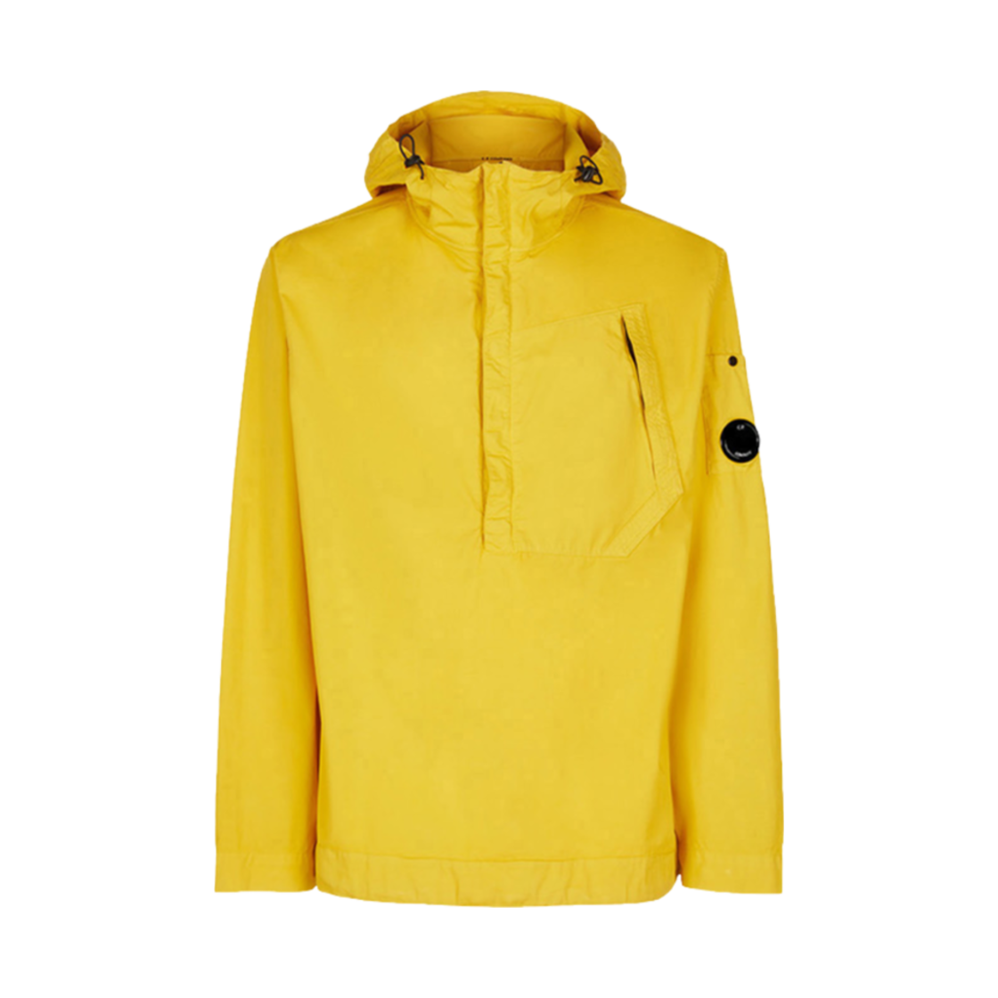 12CMSH178A002824G239 C.P. Company Lens Wappen Anorak Hooded Jacket Nugget Gold Yellow - 22SS