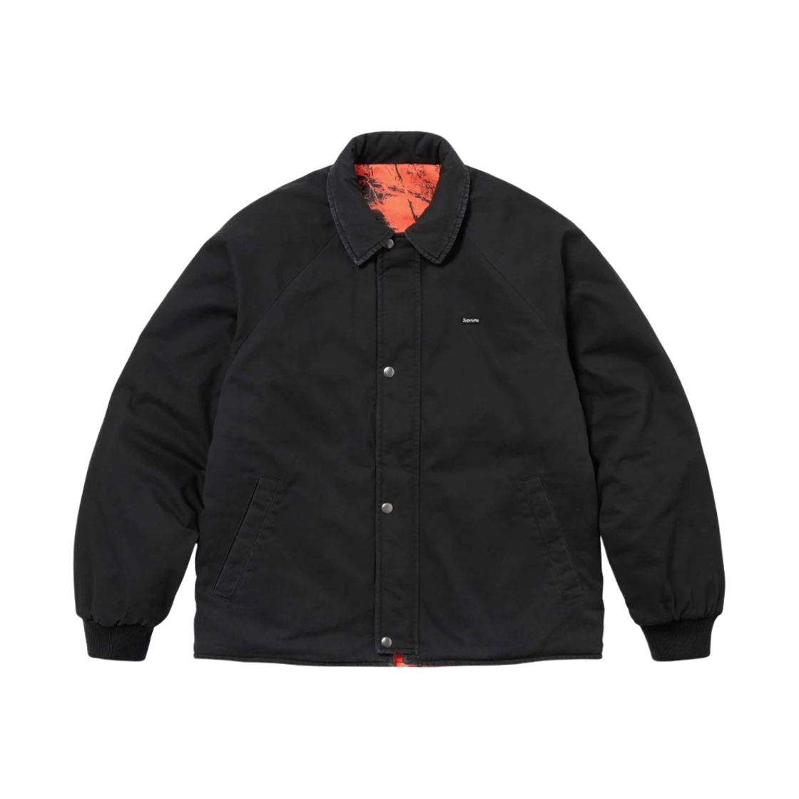 슈프림 리얼트리 리버시블 퀼티드 워크 자켓 블랙 - 24SS(Supreme Realtree Reversible Quilted Work Jacket Black - 24SS) - 1