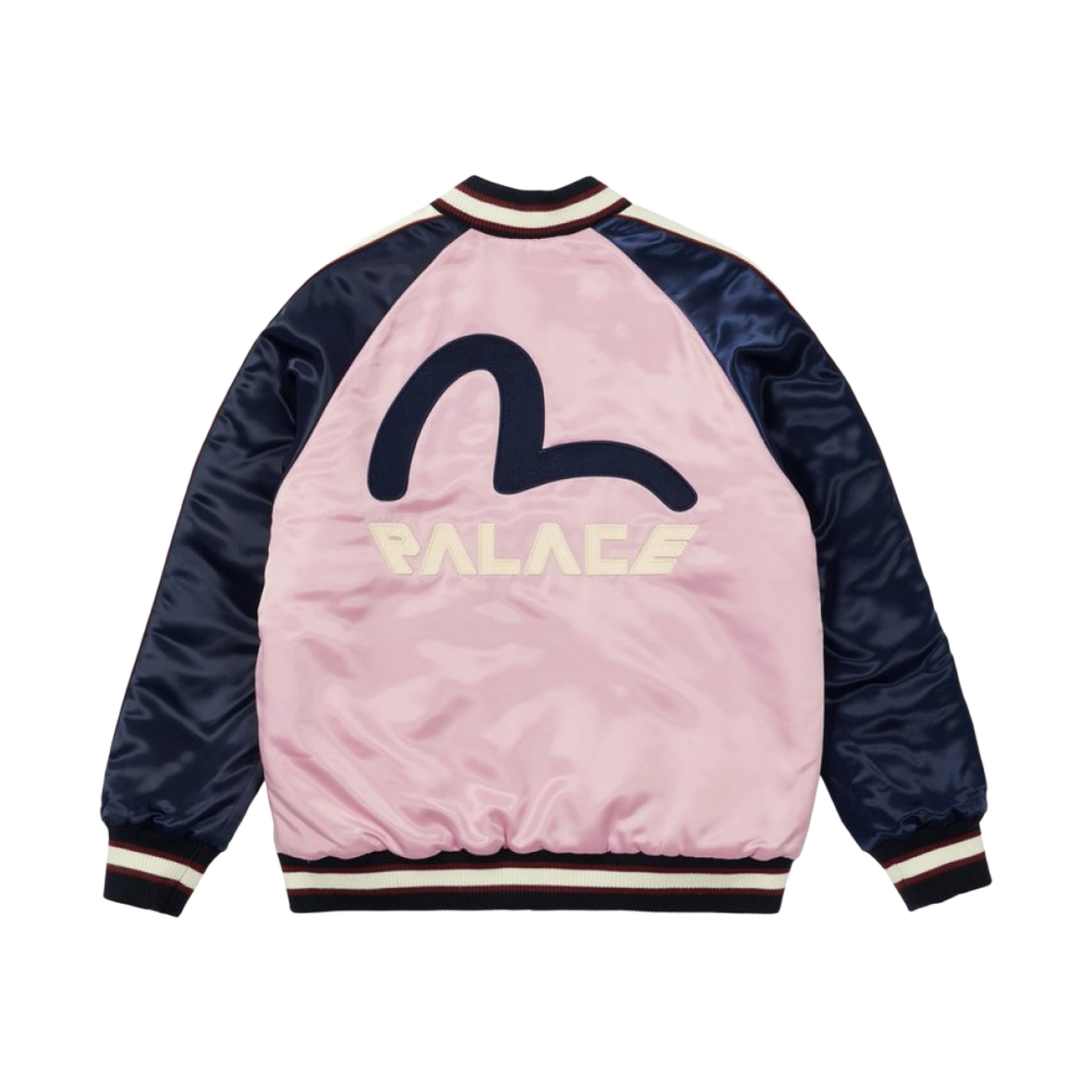 팔라스 x 에비수 리버시블 수베니어 자켓 블루 핑크 - 21FW(Palace x Evisu Reversible Souvenir Jacket Blue Pink - 21FW) - 5