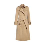 (W) Burberry Long Chelsea Heritage Trench Coat Honey