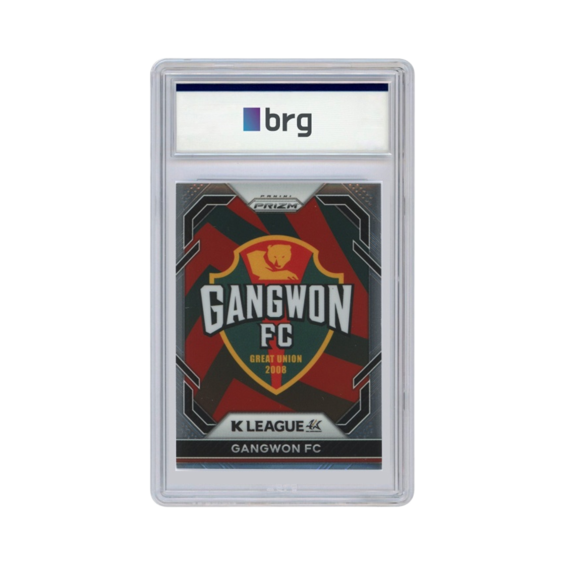 파니니 프리즘 K 리그 #4 강원 FC 팀 로고 축구 카드 2023(Panini Prizm K League #4 Gangwon FC Team Logo Soccer Card 2023)