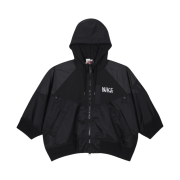 (W) Nike x Sacai NRG Full Zip Hooded Jacket Black - Asia