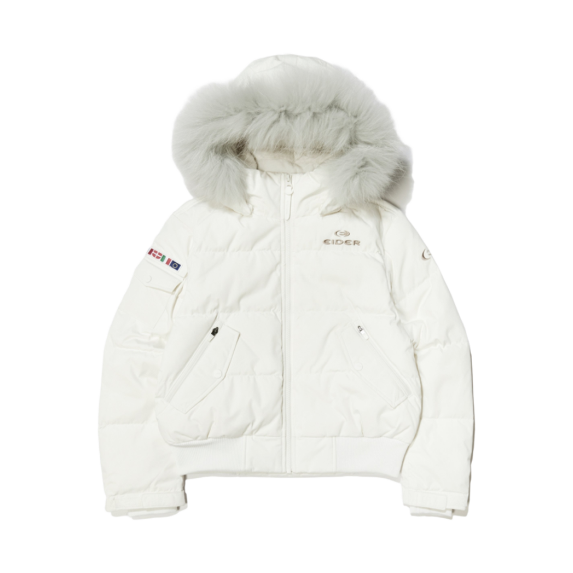 DWW24552W6 (W) Eider Stooky Q Down Jacket Cream