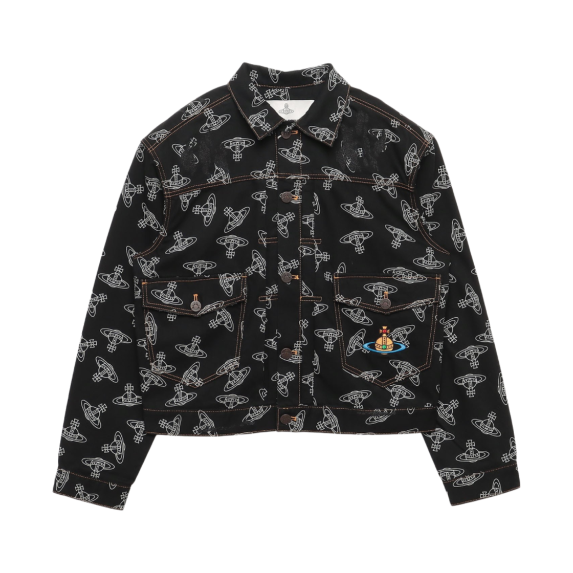 506833240 Vivienne Westwood Orbs Marlene Jacket Black