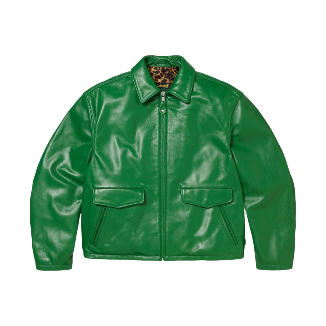 슈프림 x 쇼트 레더 레이서 자켓 블랙 - 23SS | Supreme | KREAM