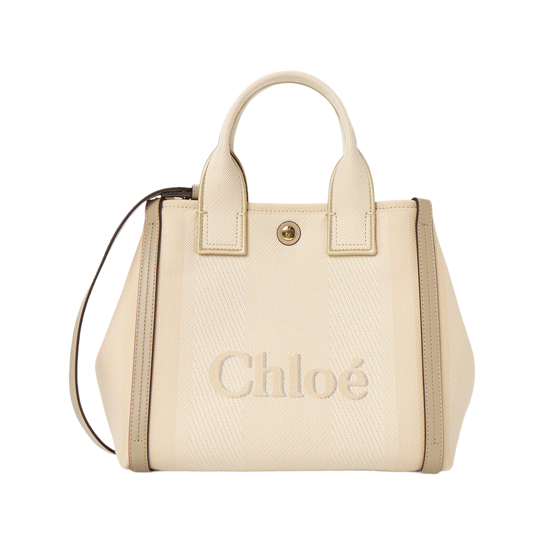 CHC25SS911O6526Y Chloe Small Carry Tote Bag Beige