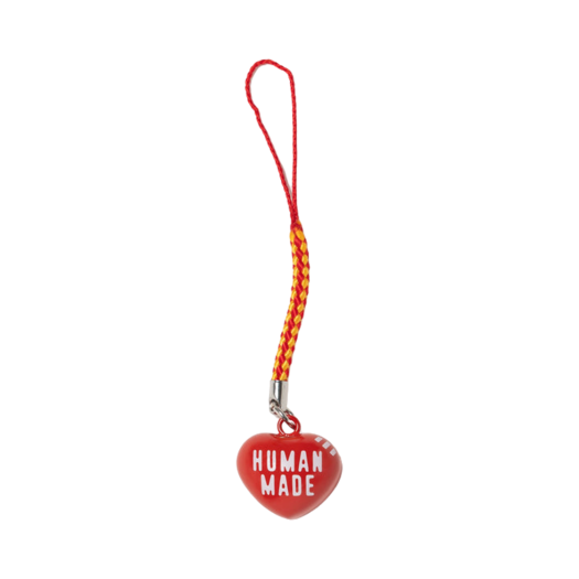HM29GD127 Human Made Heart Bell Strap Red