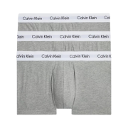 Calvin Klein Cotton Stretch 3-pack Low Rise Trunk Grey Heather