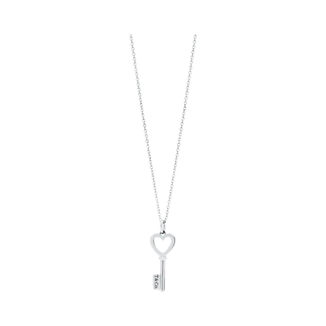 티파니 앤 코 키 하트 키 펜던트 스털링 실버(Tiffany & Co. Keys Heart Key Pendant Sterling Silver)
