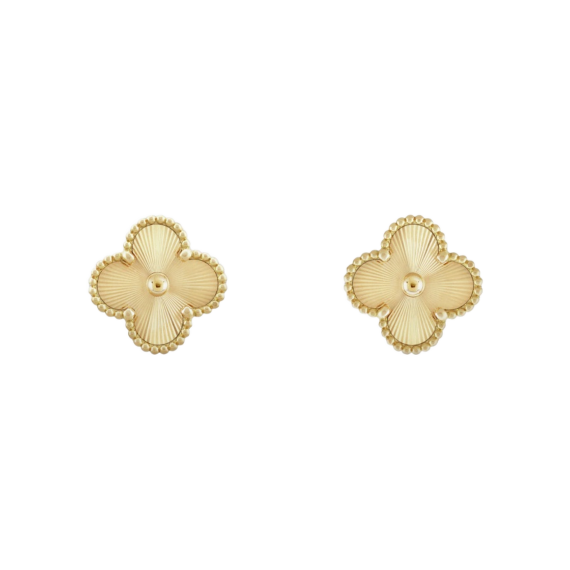 (W) 반 클리프 & 아펠 빈티지 알함브라 이어링 옐로우 골드((W) Van Cleef & Arpels Vintage Alhambra Earrings Yellow Gold)