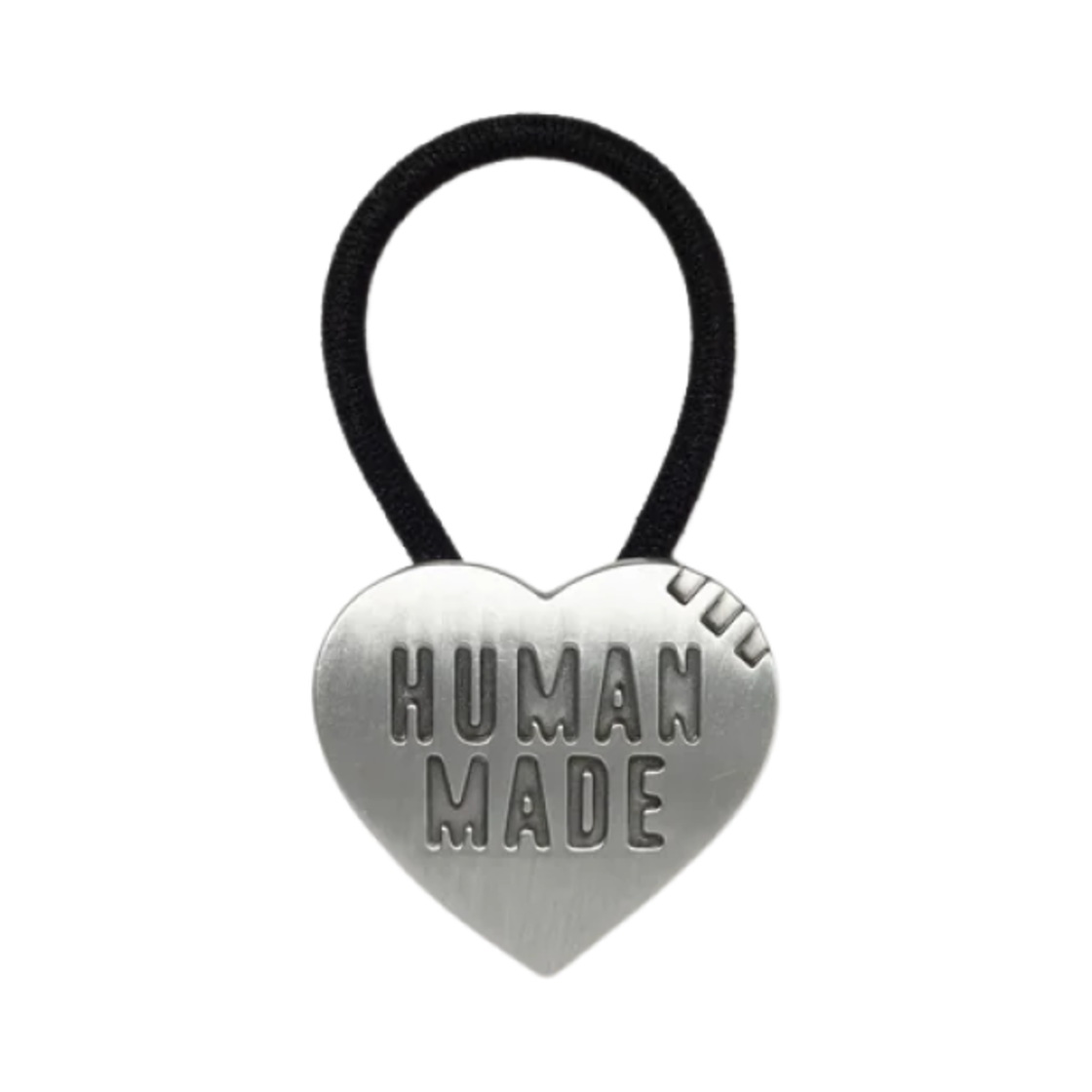 휴먼 메이드 하트 헤어 밴드 실버