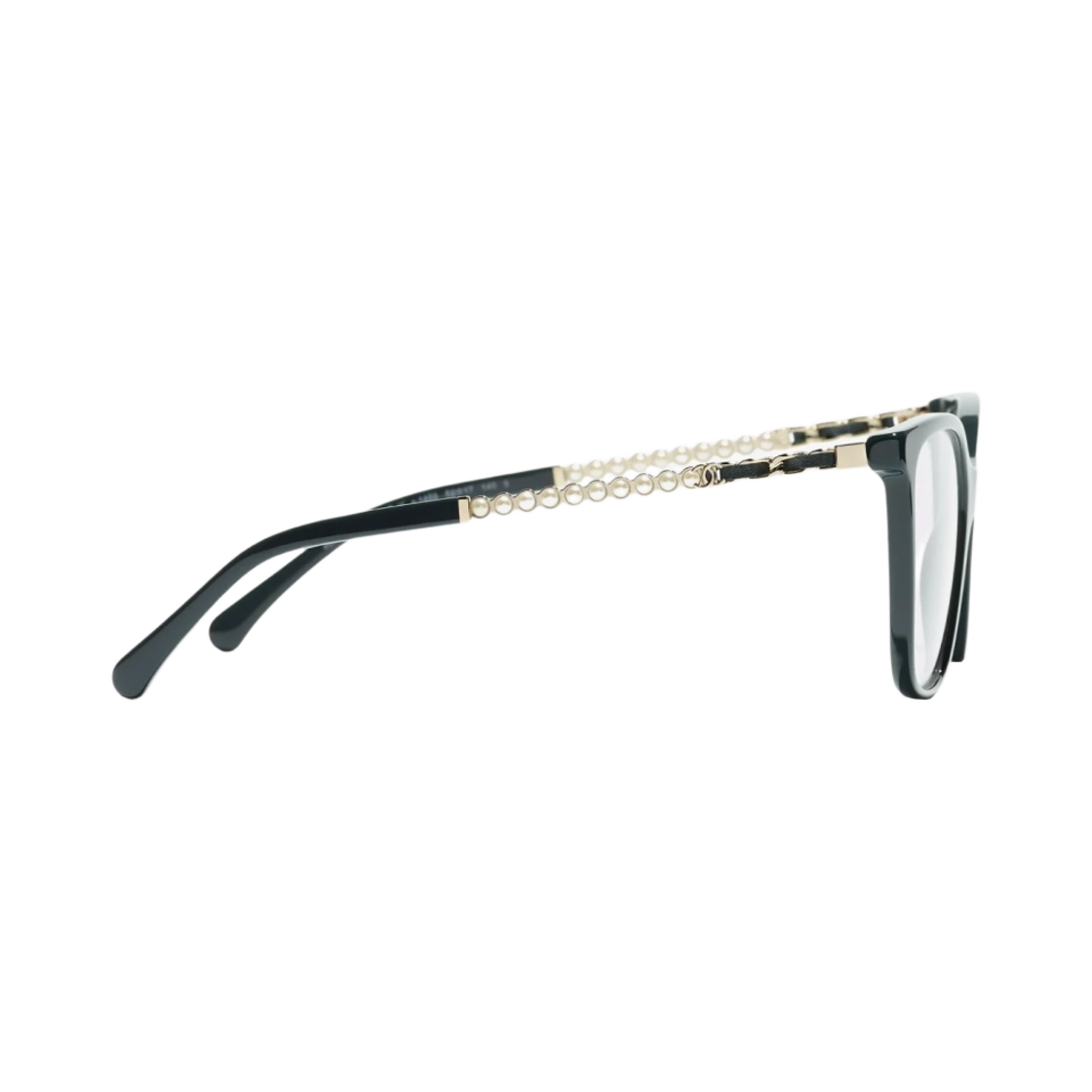 샤넬 스퀘어 프레임 아세테이트 글래스 펄 & 그린(Chanel Square Eyeglasses Acetate Glass Pearls & Green) - 3