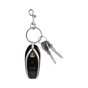 Balenciaga x Automobili Lamborghini Car Key Charm Silver Black