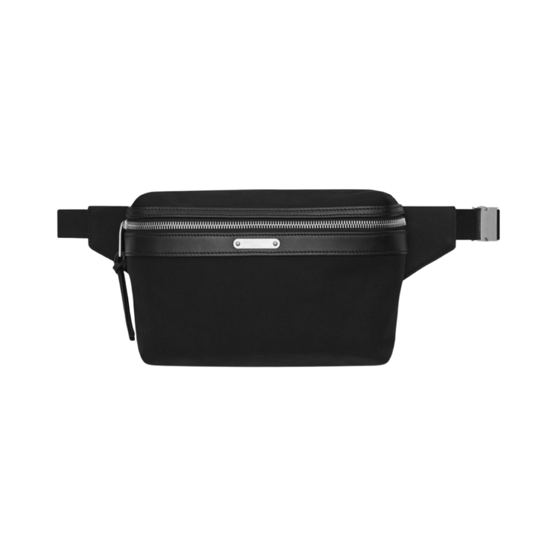 생로랑 캔버스 앤 소프트 레더 시티 벨트백 블랙(Saint Laurent City Belt Bag in Canvas and Soft Leather Black)