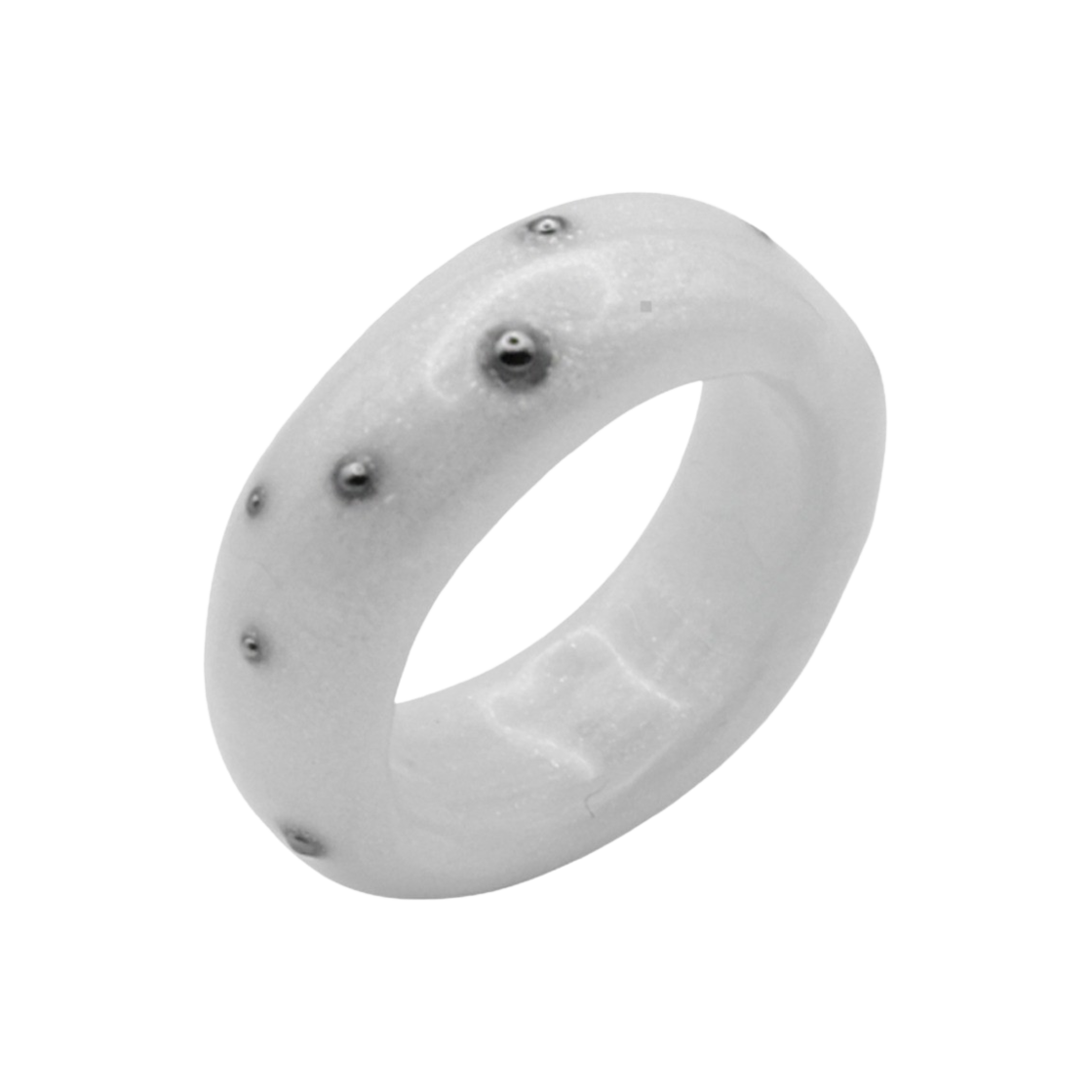 엔프프 블랙 볼 어라운드 링 화이트