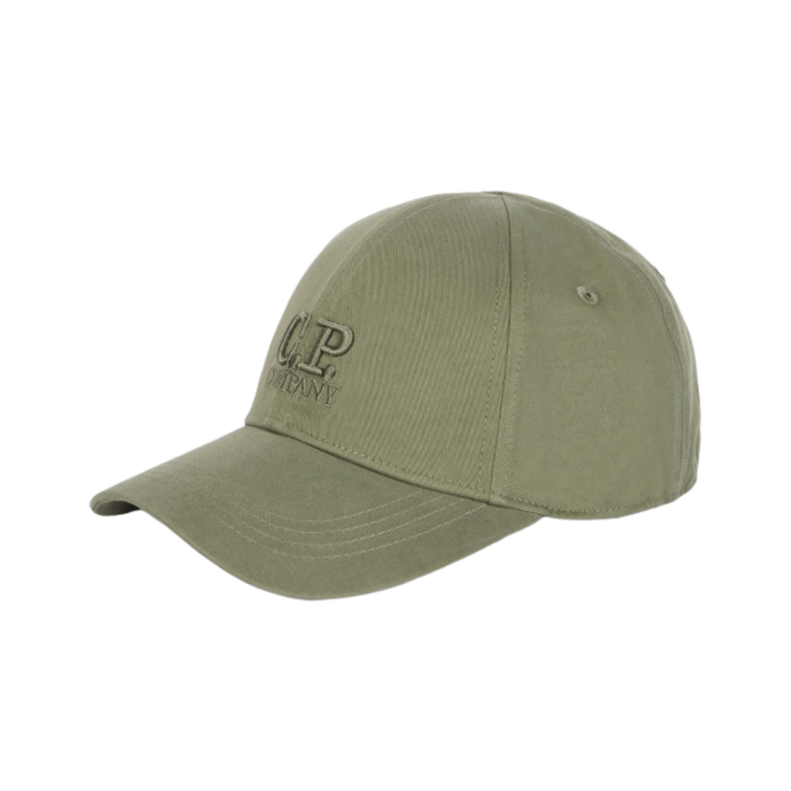 (키즈) C.P. 컴퍼니 개버딘 로고 캡 브론즈 그린 - 23SS((Kids) C.P. Company Gabardine Logo Cap Bronze Green - 23SS) - 2