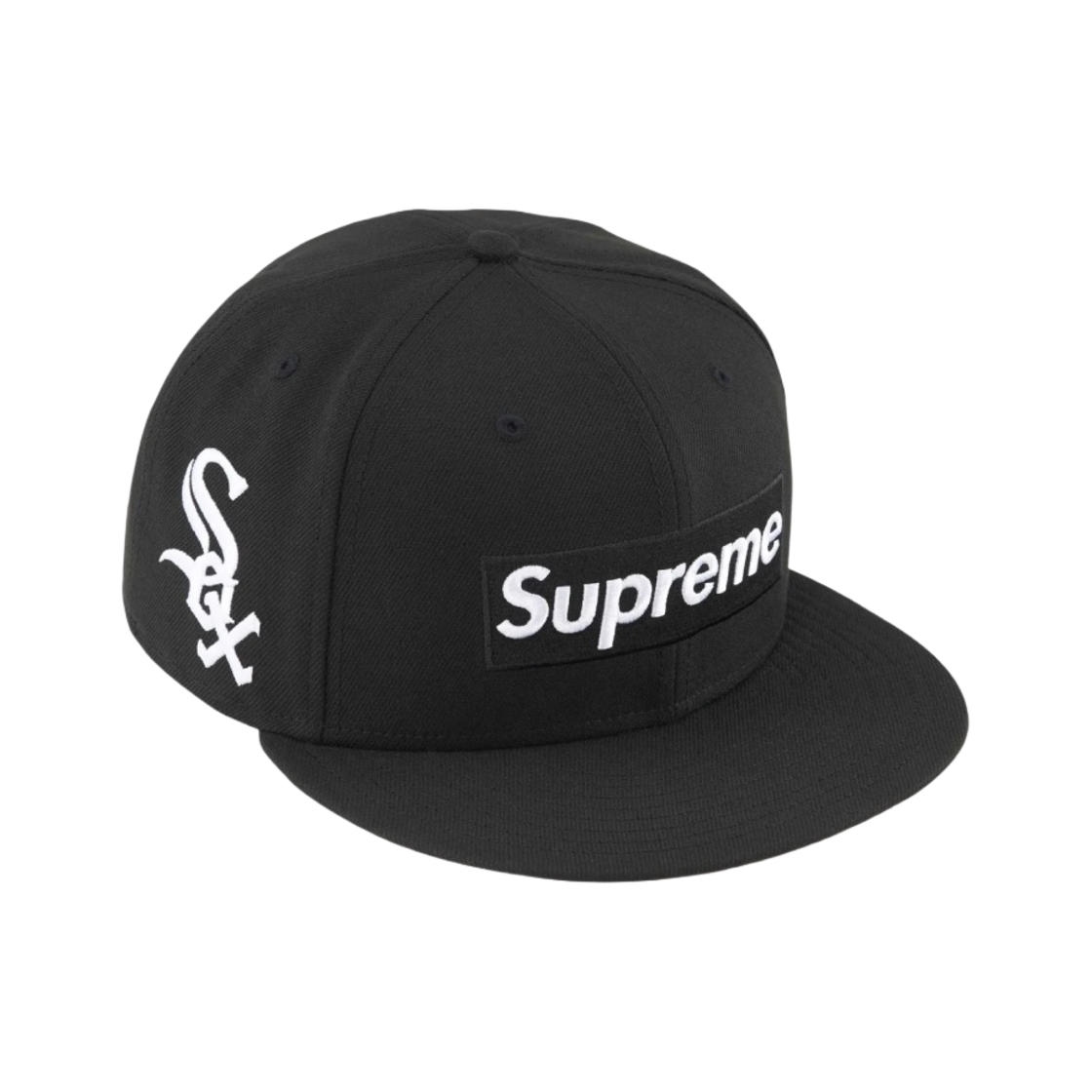 슈프림 x MLB 팀 박스로고 뉴에라 블랙 시카고 - 24SS | Supreme