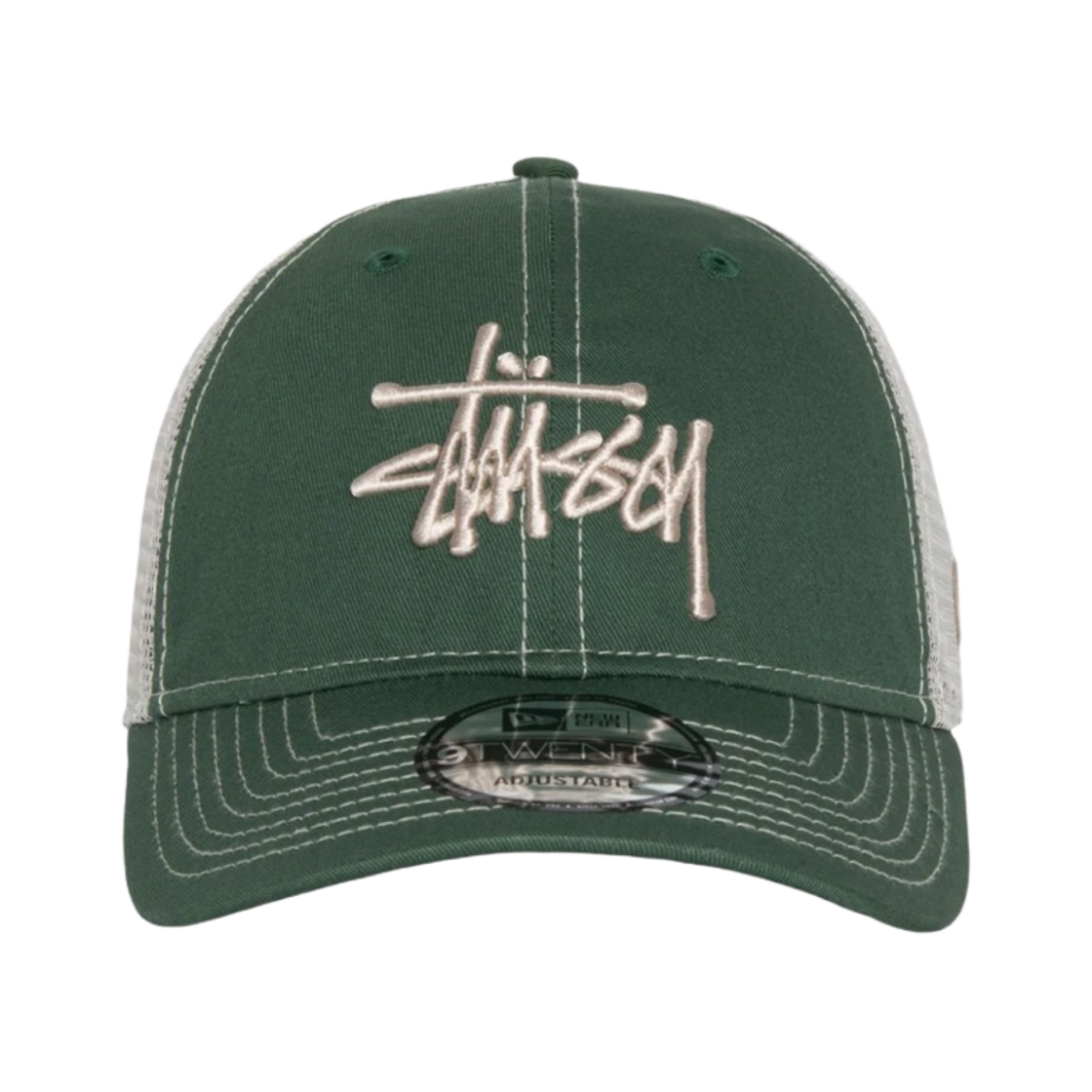 스투시 뉴에라 9Twenty 베이직 트러커 그린(Stussy New Era 9twenty Basic Trucker Green)