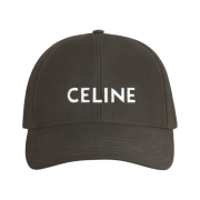 Celine Baseball Cap in Cotton Ebene